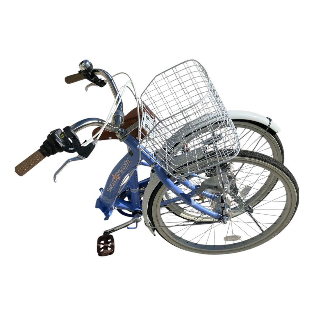 Sweet Melody 子供用自転車 24インチ シマノ 6段変速 折りたたみ