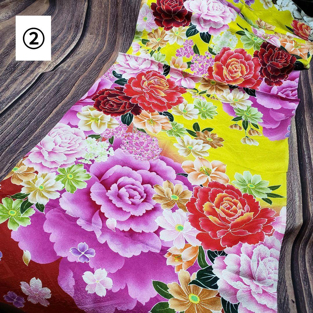 犬服　振り袖　着物　生地　確認　ハンドメイド