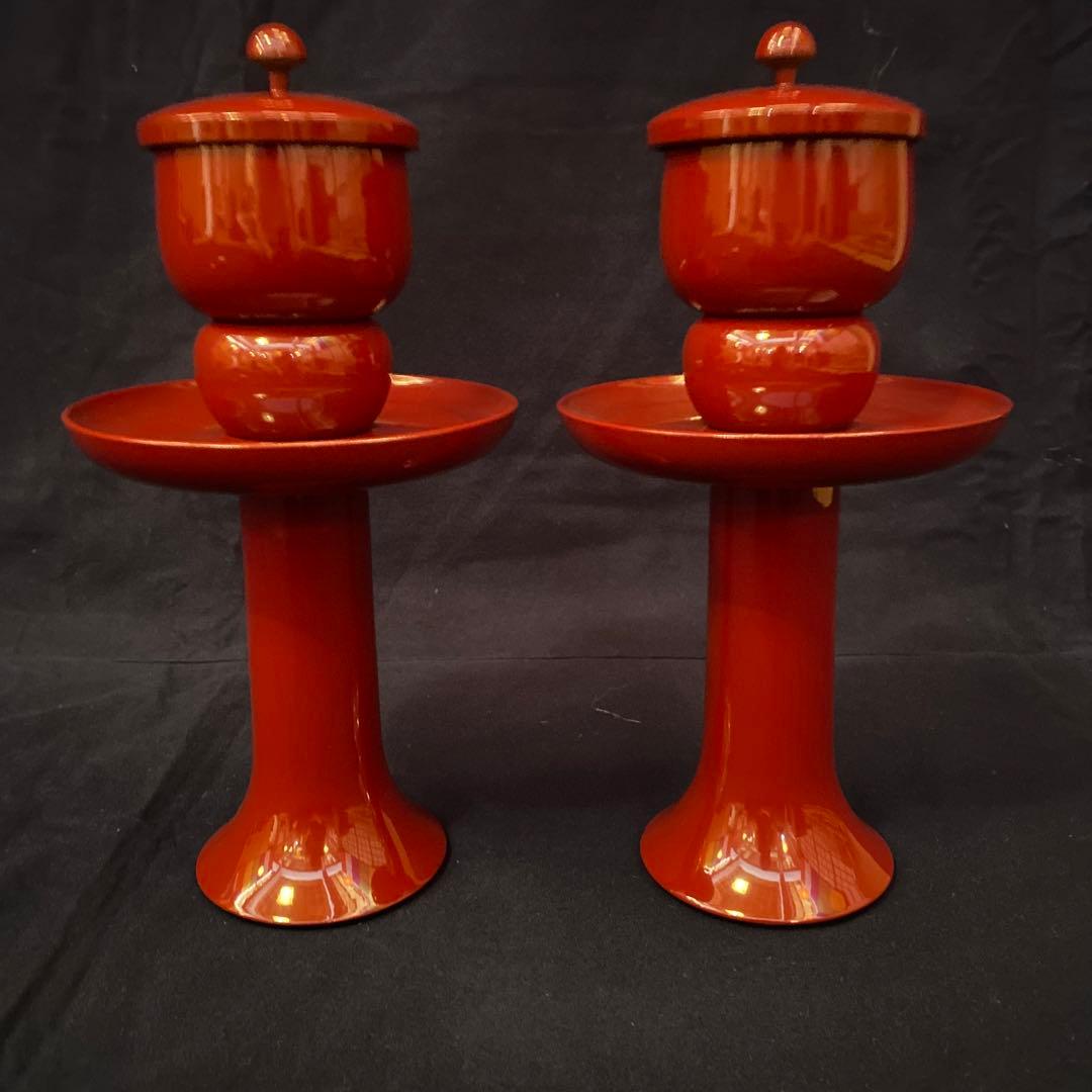 【寺院仏具】茶湯器（一対）中サイズ