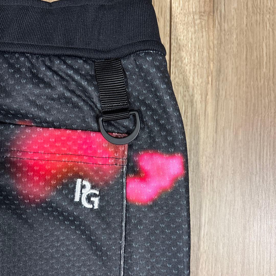 【美品】PEARLY GATES フラワーパターン ジョガーパンツ