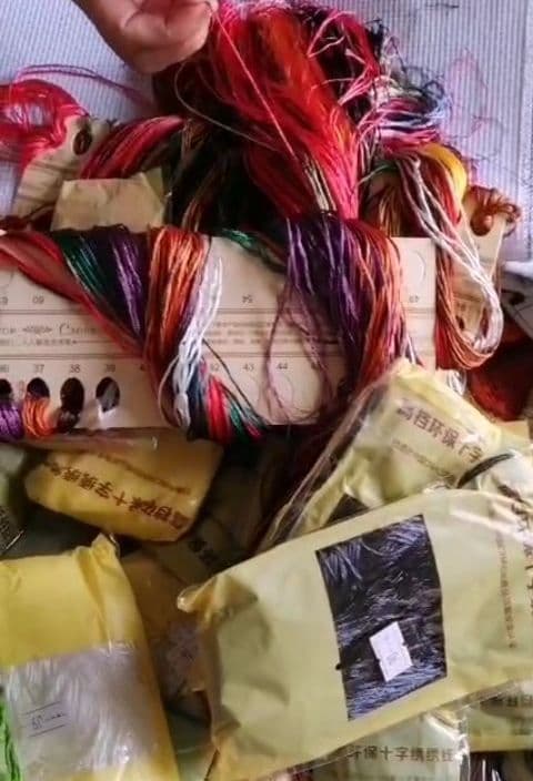 刺繡 完成品 中国美術  古画中国画　美術画　中国古画  古美術  八駿圖