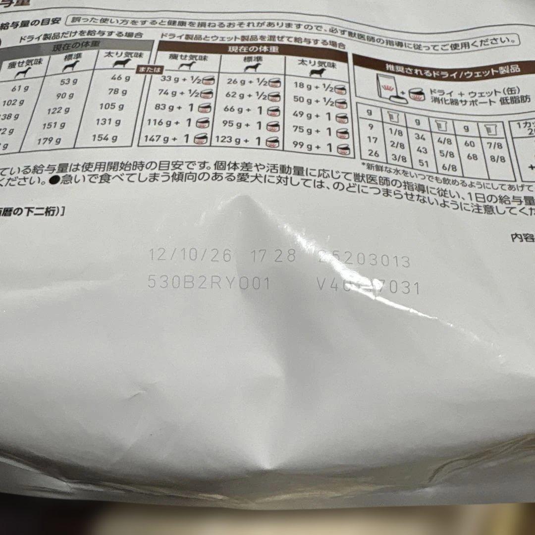  CANIN 消化器サポート 低脂肪 小型犬用 3kg