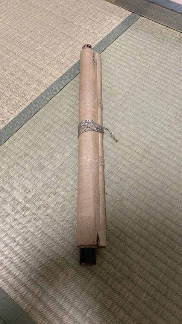 ⑤骨董掛け軸　作者不明　江戸時代？　俳句？和歌？