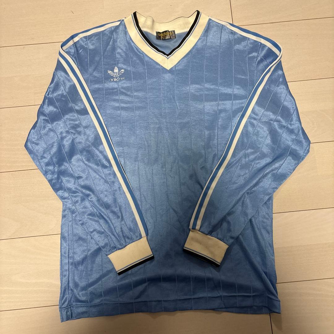 80s デサント製　adidas ゲームシャツ