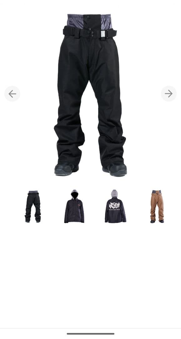 新品未使用 ANTISM スノーボード アンティズム　パンツ Mサイズ