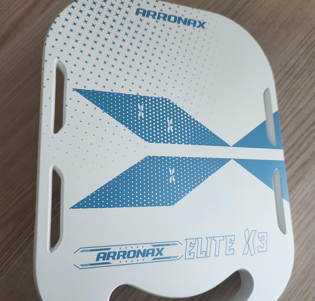 ARRONAX ELITE X3 ピックルボール パドル エッジレス 白 ブルー