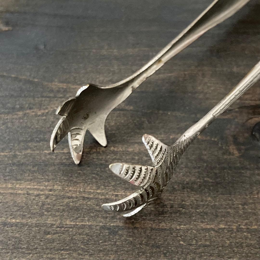 鳥足のシュガートング　カトラリー　ドイツ　ヴィンテージ