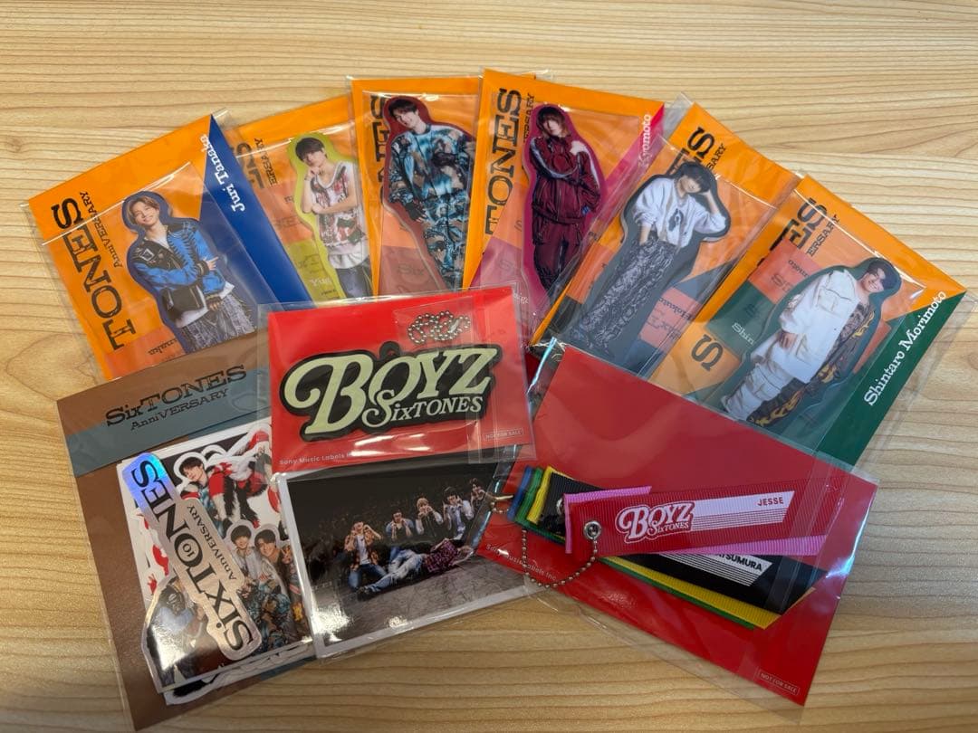 SixTONES アクスタ ミニフォト ステッカー キーホルダー セット