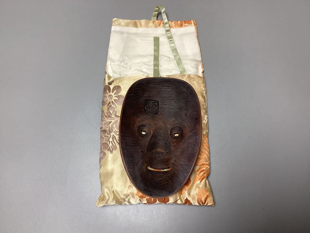 委託品　能面　能面師『堀安右衛門』作　増女　共箱　売り切り