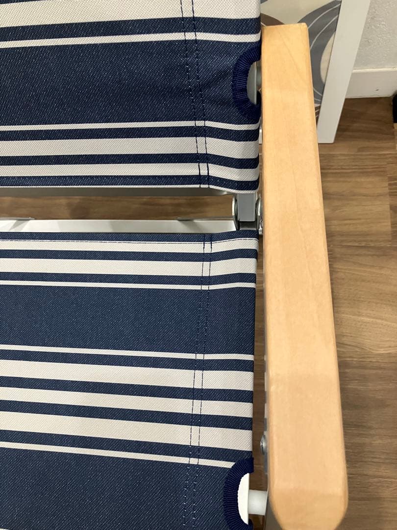 新品希少　コールマン　ファイアープレイスフォールディングチェア　ロー　ボーダー