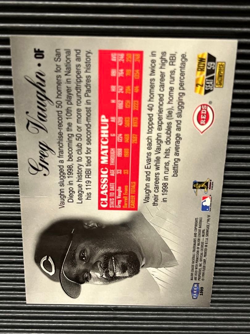 メジャーリーグ　カード　Greg Vaughn