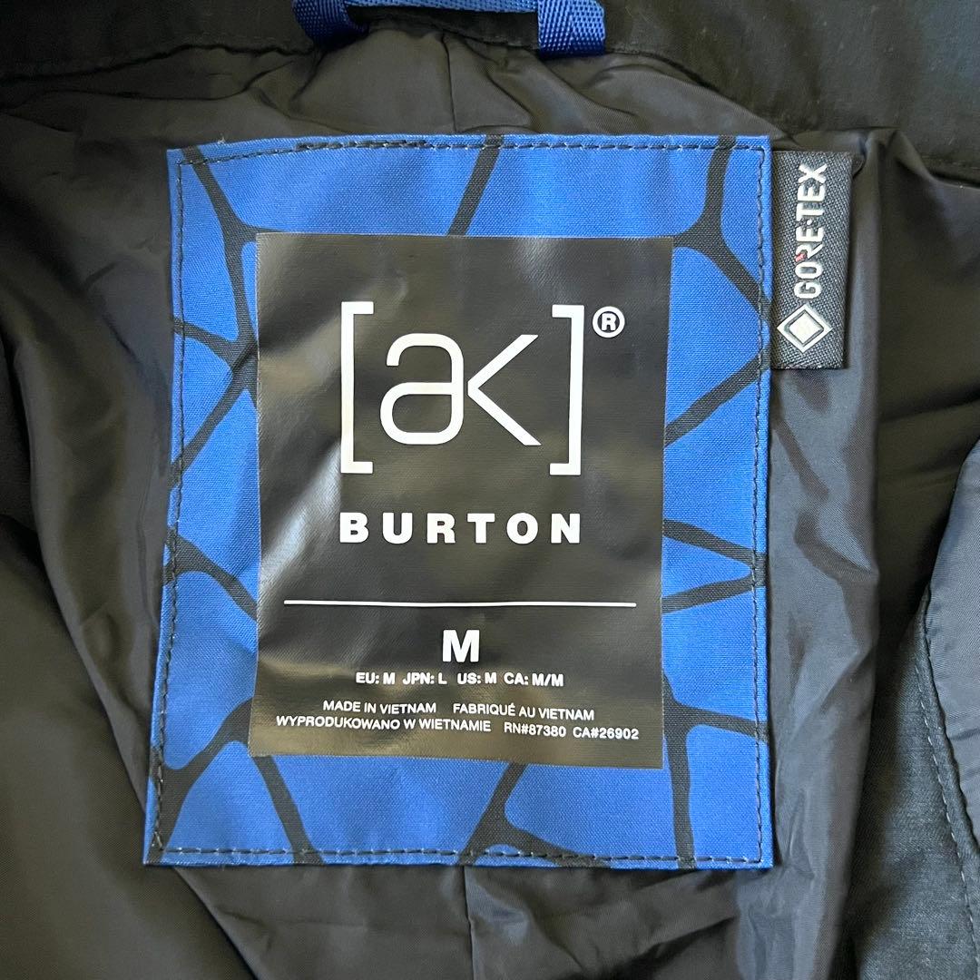 3229【美品】バートン　ビブパンツ AK ゴアテックス サイクリックパンツ