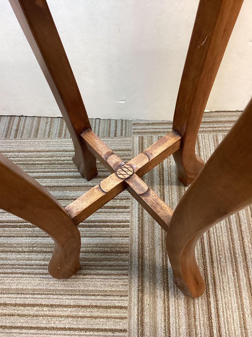 美品　花梨花台 高さ75.5cm 送料込み