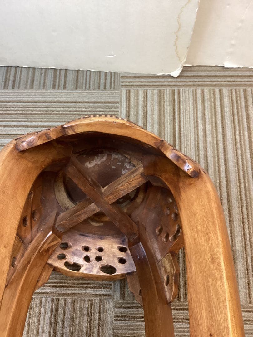 美品　花梨花台 高さ75.5cm 送料込み