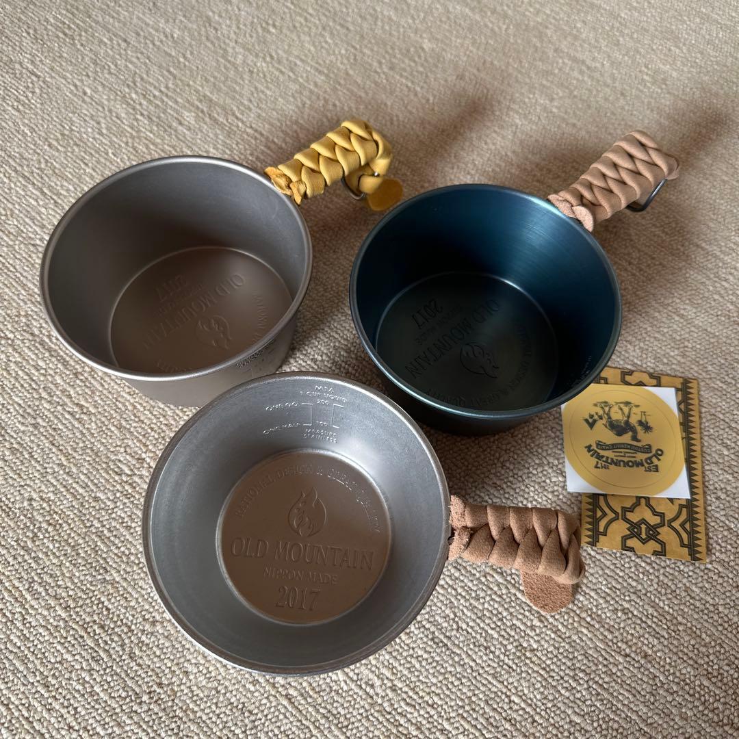 old mountain「シェラカップ」3点セット