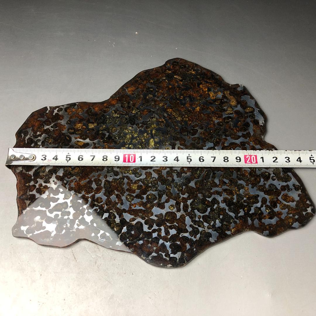 パラサイト隕石 隕石　石鉄隕石　セリコ隕石 美品　重さ約351ｇ