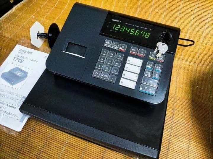 カシオレジスター　17CR　簡単便利特殊　送料込　006126