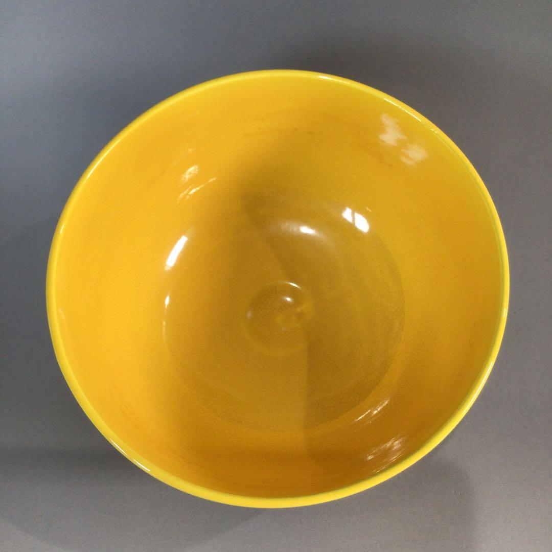 Ｐ５１８　茶碗　『京焼』『赤沢露石造』『黄交趾茶碗』　抹茶碗　共箱　茶道具