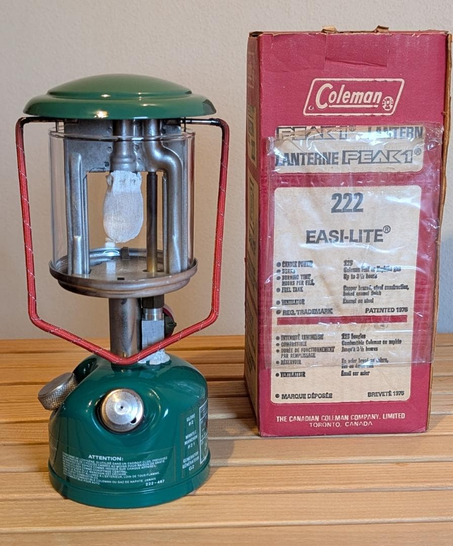ビンテージ Coleman PEAK 1 MODEL 222 ランタン