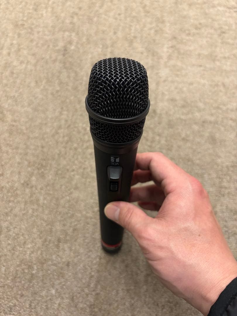 【極美品】TOA ワイヤレスマイク ハンド型 WM-1220 動作良好 希少純正