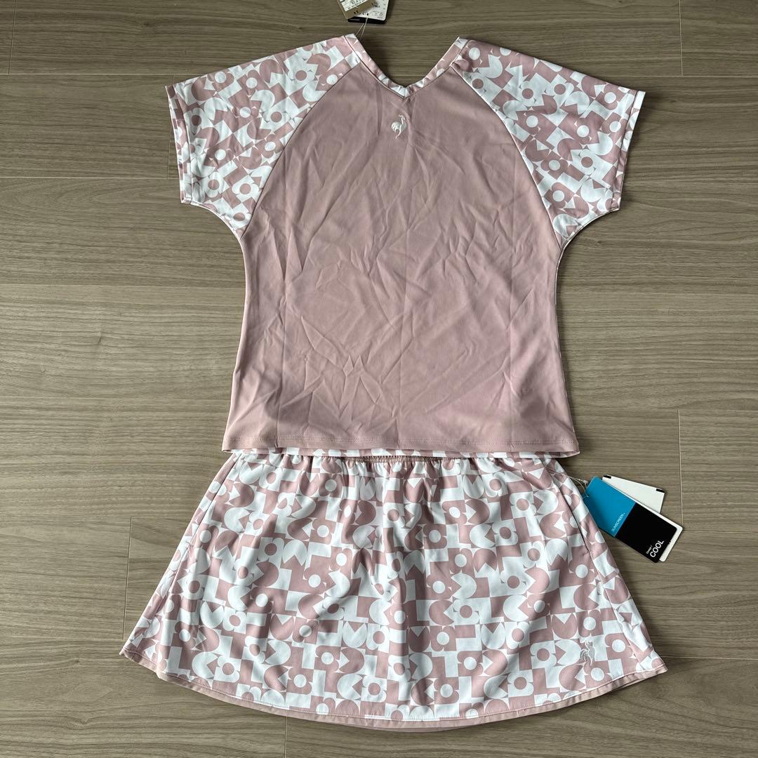 【新品未使用】ルコック レディース リバーシブルテニスウェア ピンク ４way