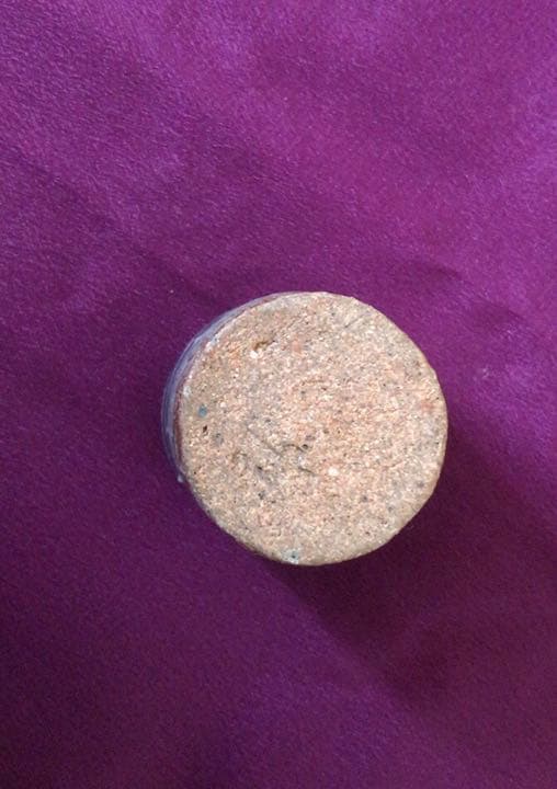 茶道具十一代 中川浄益作 黄銅一葉蓋置☆共箱お猪口付