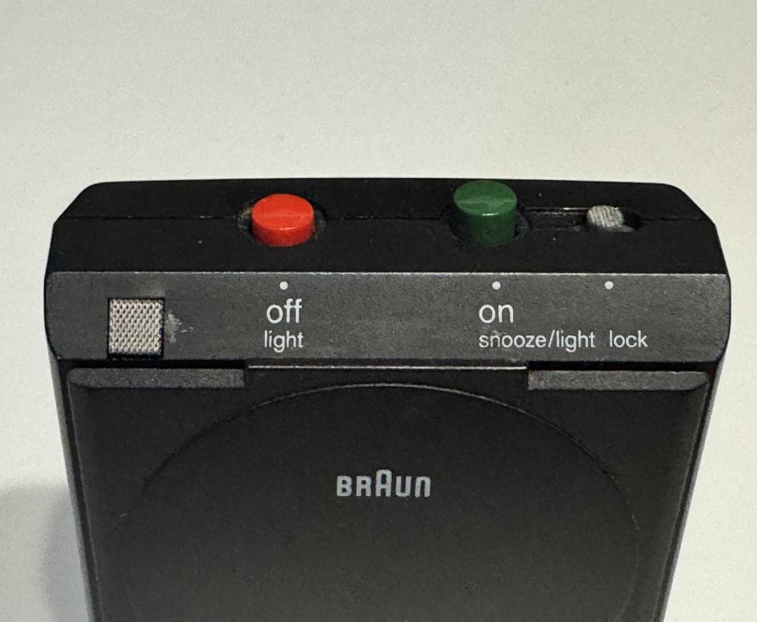 希少★ BRAUN ブラウン トラベルクロック AB314vsl 時計 ブラック