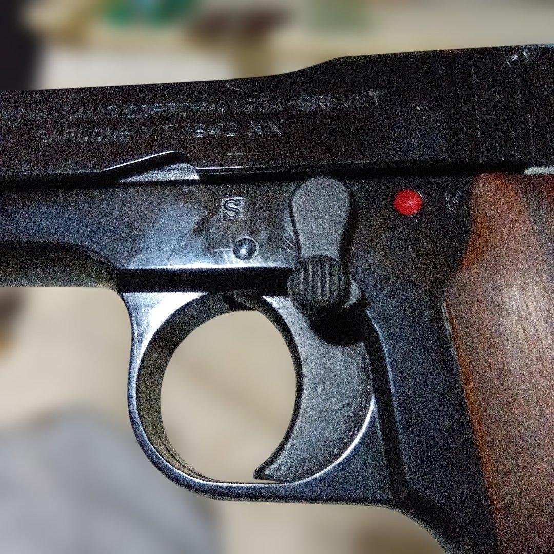 タナカ ワークス　ベレッタ M1934 ブローバック　木製グリップ