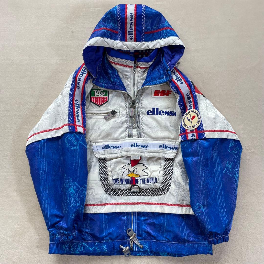 ellesse ココリコ　フランス代表　スキー　ウェア　セットアップ