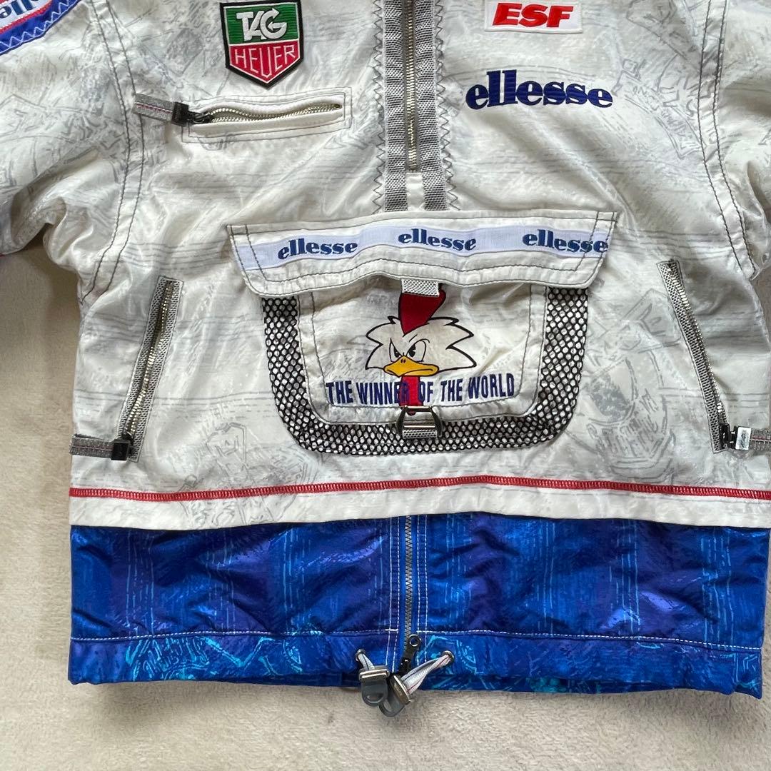 ellesse ココリコ　フランス代表　スキー　ウェア　セットアップ