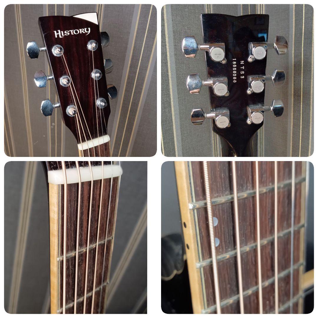 極美品 単板 HISTORY NT-S3 ヒストリー アコースティックギター