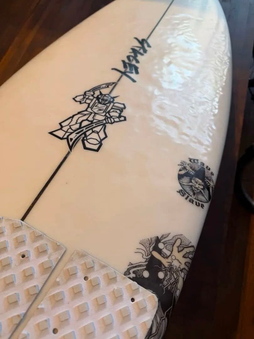 STCY(ステーシーサーフボード)ショートボード　ウェイブスレイブ　フィン付