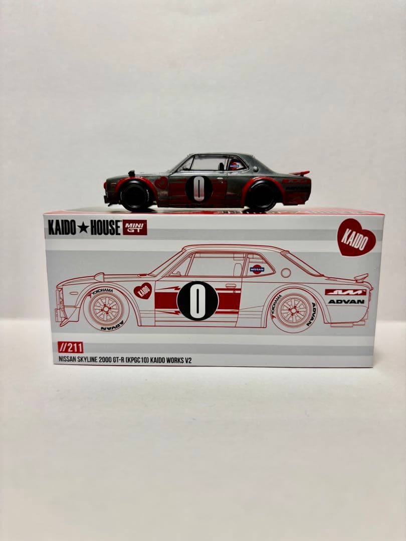 MINI GT 1/64 日産 スカイライン 2000GT-R チェイス