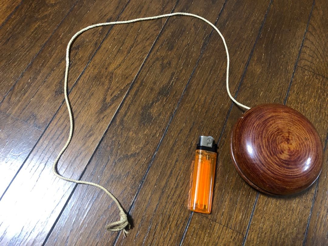 大型 木製ヨーヨー 昭和レトロ
