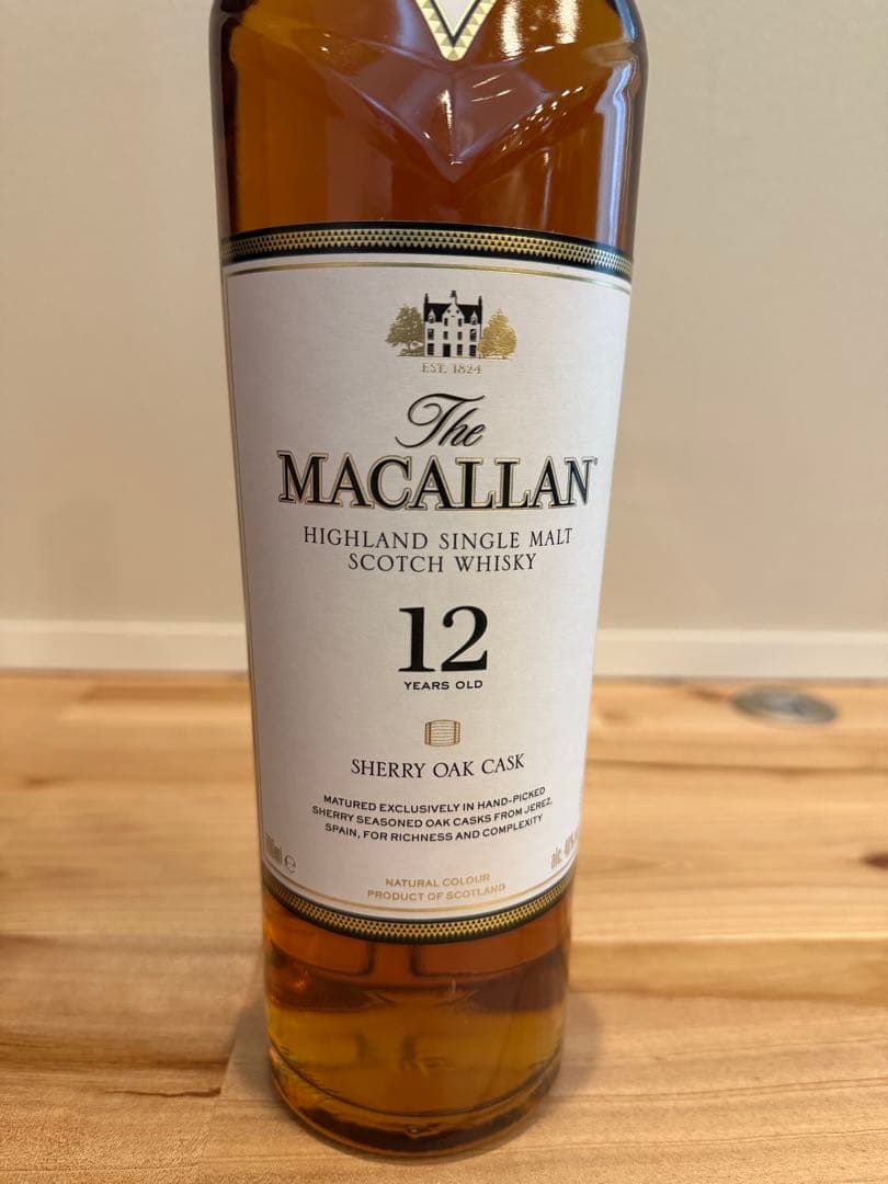 The Macallan 12 Years Old シェリーオークカスク