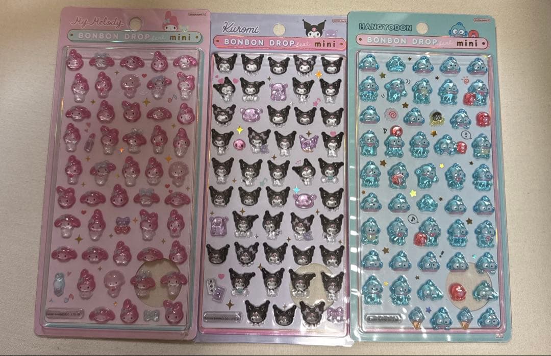 【正規品、未開封】ボンボンドロップ、ウォーターシール、その他、15枚セット