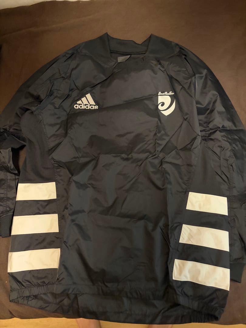 adidas 黒 長袖 ウォームアップウェア