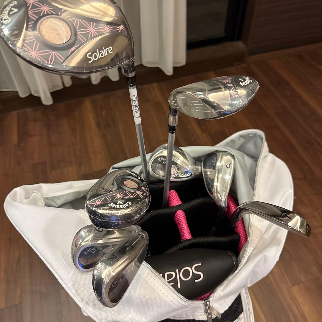 Callaway Solaire ゴルフバッグ・キャディバッグ　クラブセット