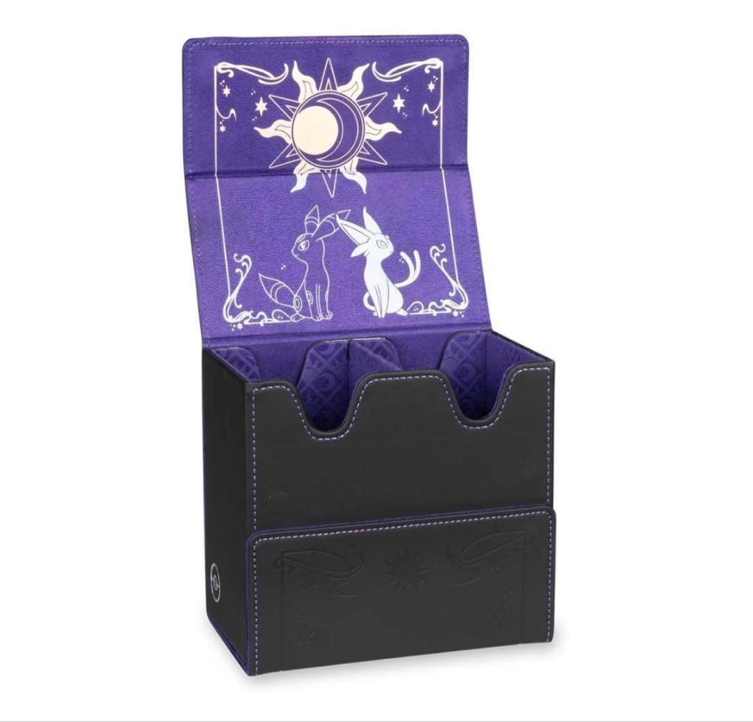 海外ポケモンセンター限定 エーフィ ブラッキー フリップダブルデッキケース