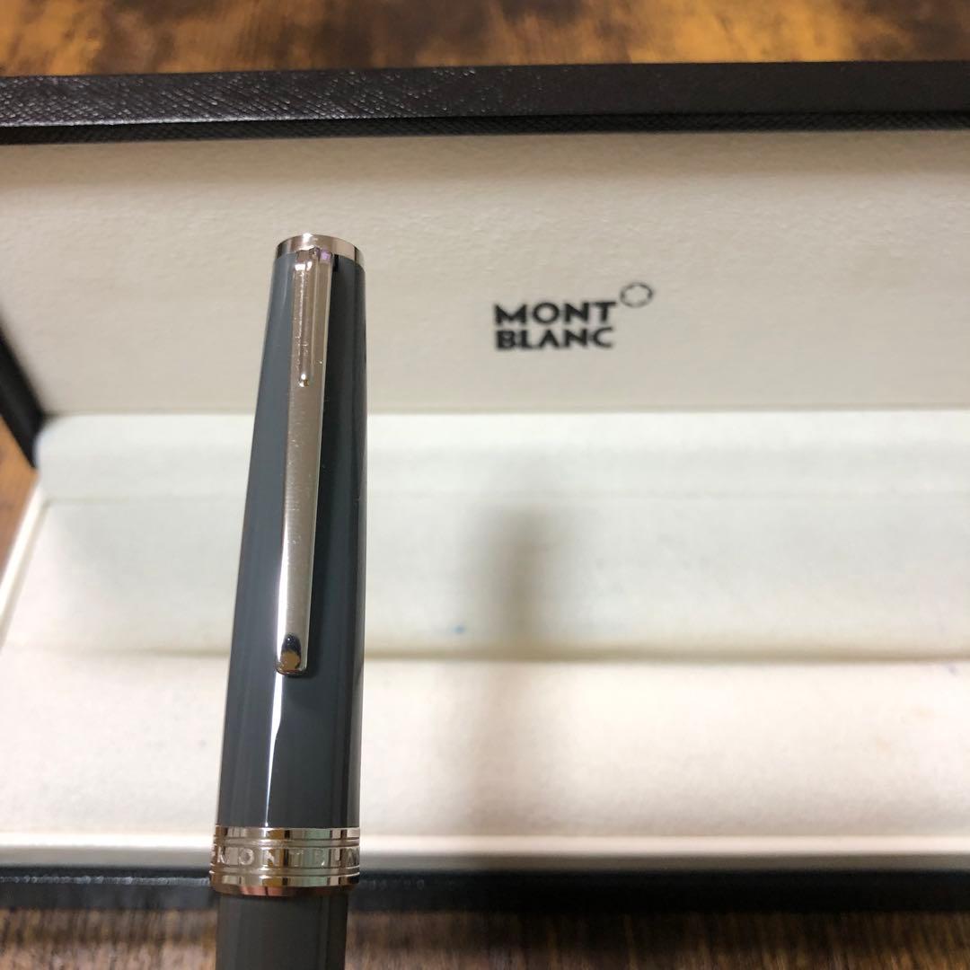貴重色！☆即筆記可☆モンブラン PIX　ローラーボール　キャップ式　グレー