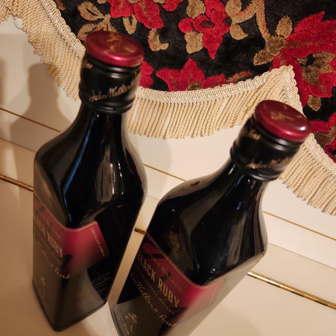 [新] (貴重商品)ジョニー・ウォーカー ブラック・ルビー (2本)