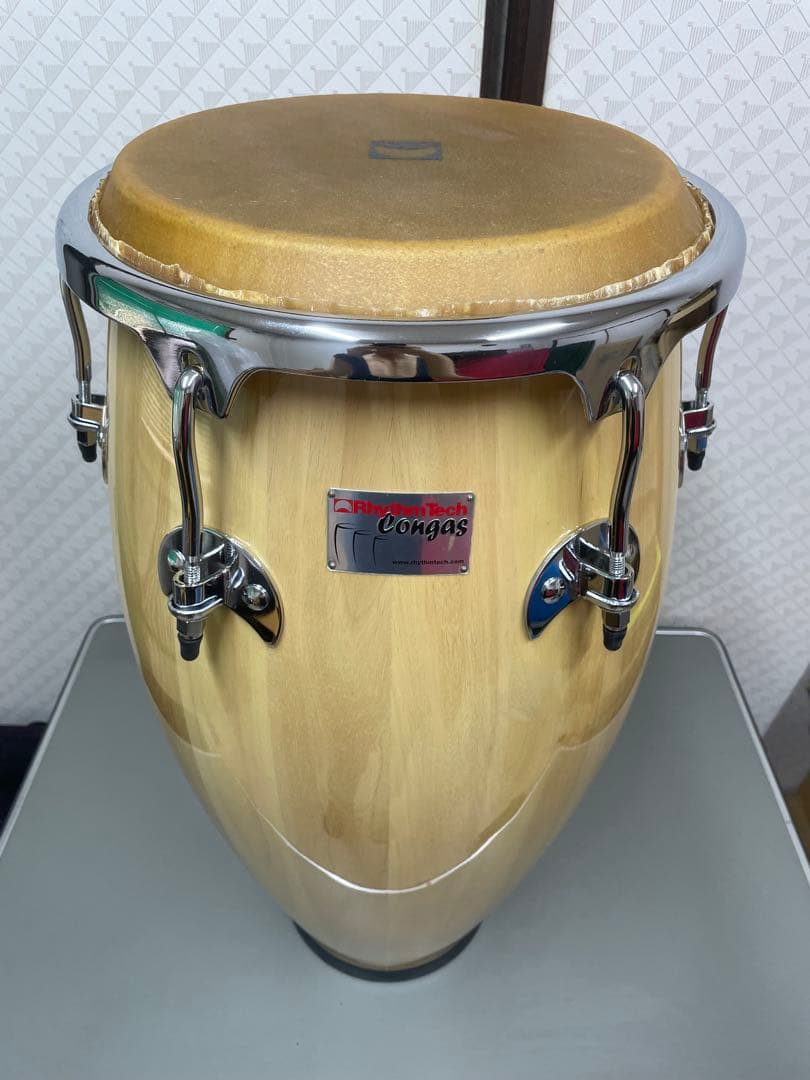 Rhythm Tech コンガ 木製 ナチュラル仕上げ
