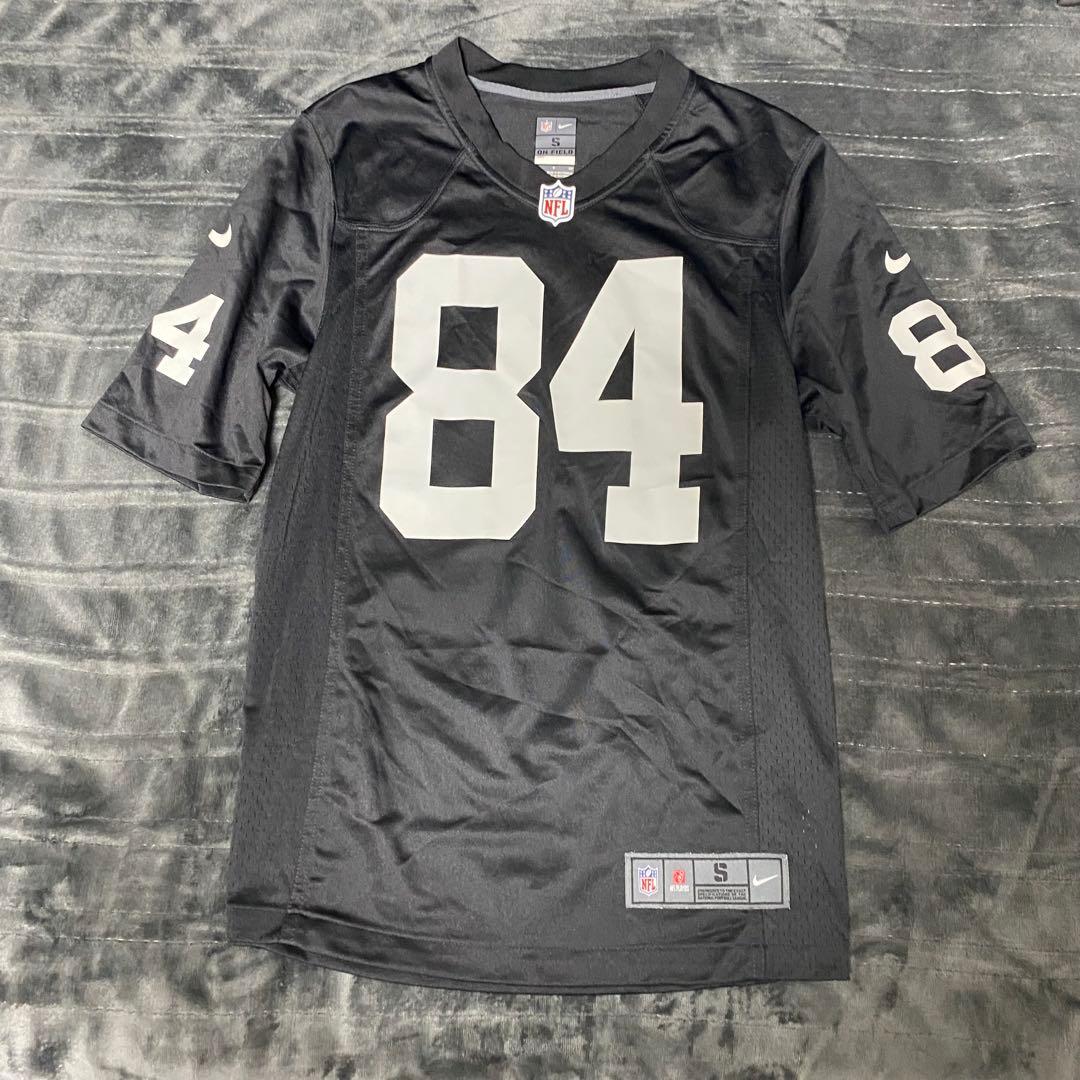 NIKE レイダース NFLユニフォーム BROWN 84 サイズS 黒