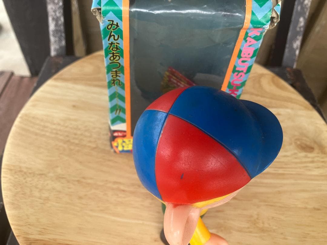 昭和レトロ　怪物くん ソフビフィギュア 約15cm　当時物　希少　箱あり