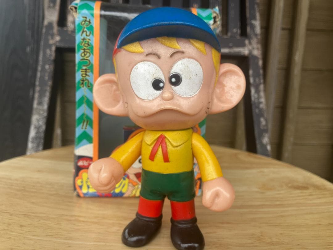 昭和レトロ　怪物くん ソフビフィギュア 約15cm　当時物　希少　箱あり