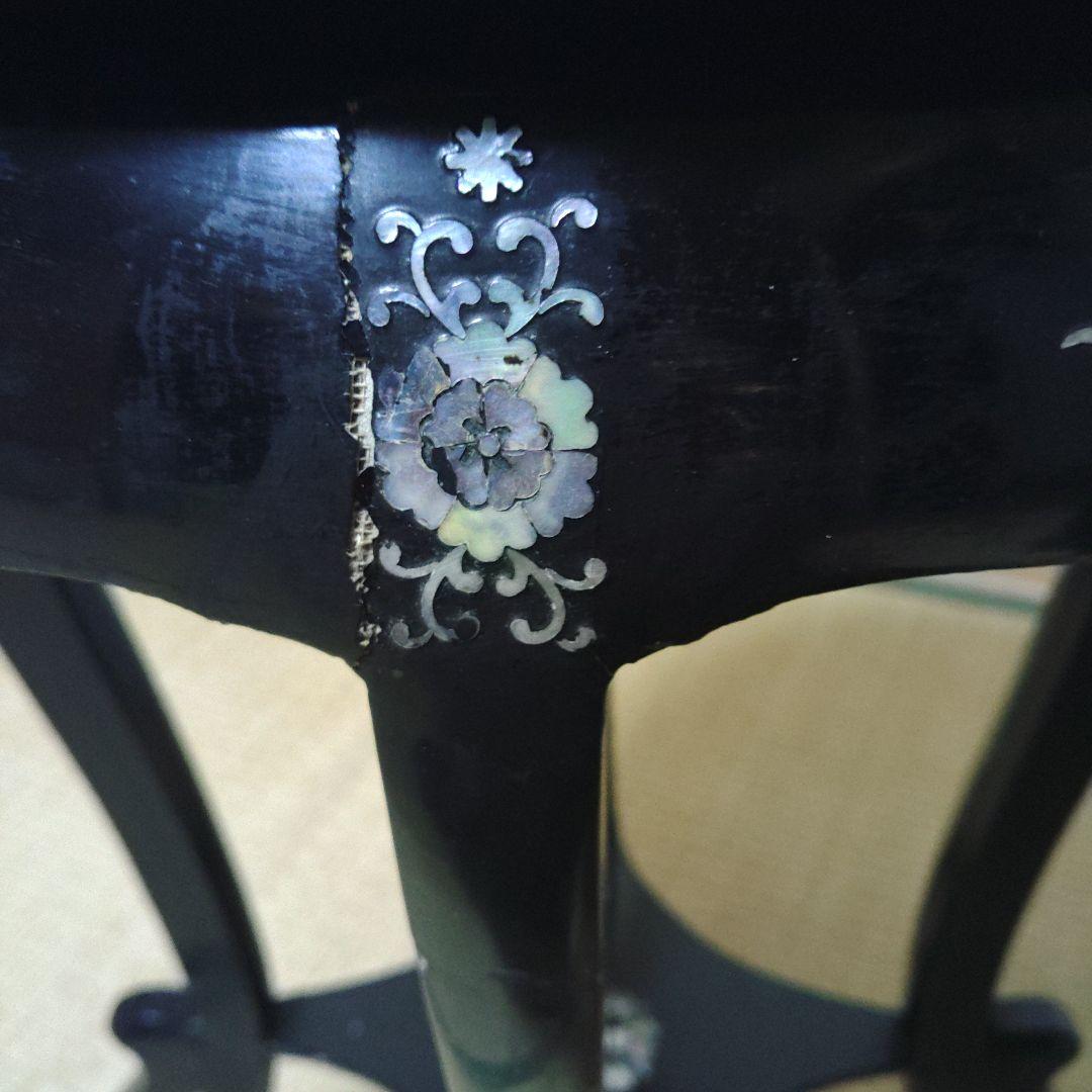 朝鮮美術　螺鈿飾台　伝統工芸品　アンティーク