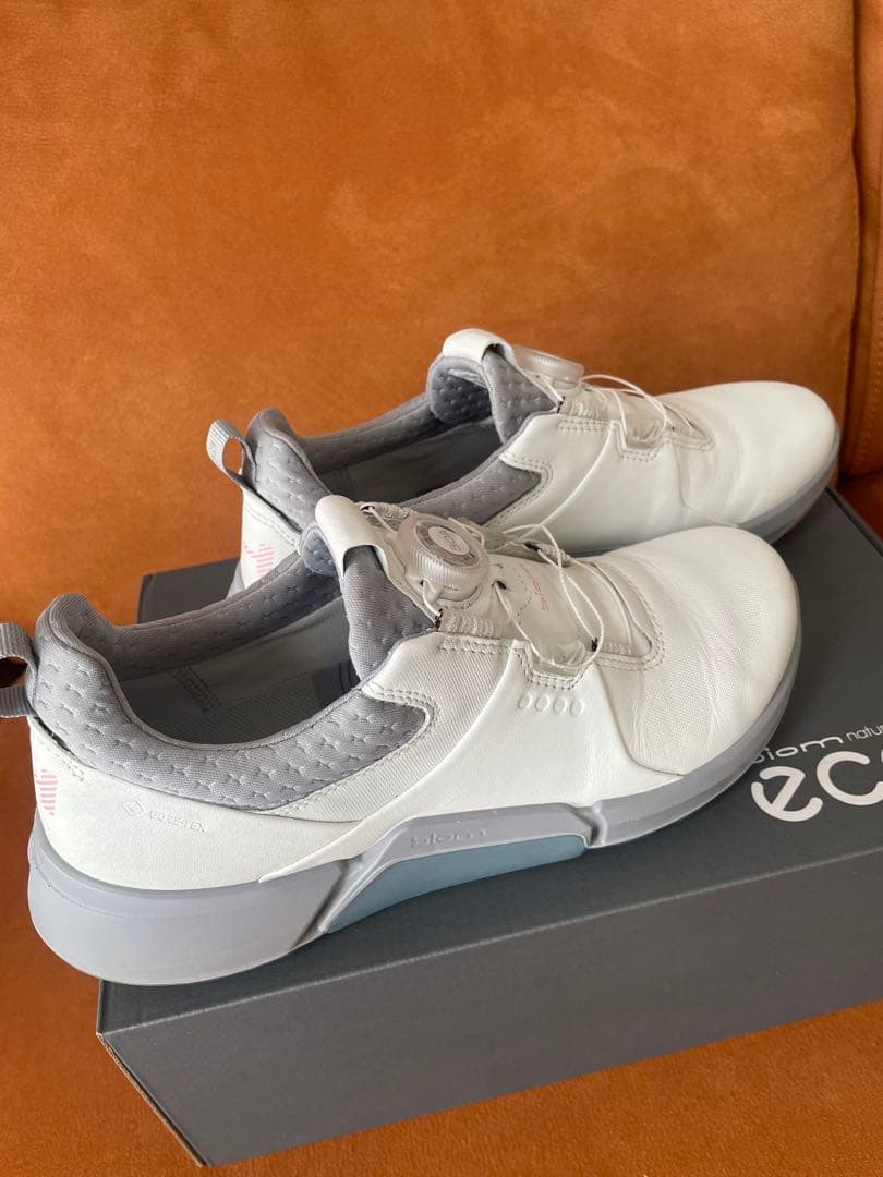 ECCO ゴルフシューズ 38 ホワイト