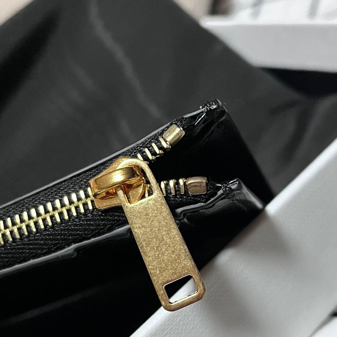 ジップ付きカードホルダー キュイル トリオンフ / シャイニーカーフスキン