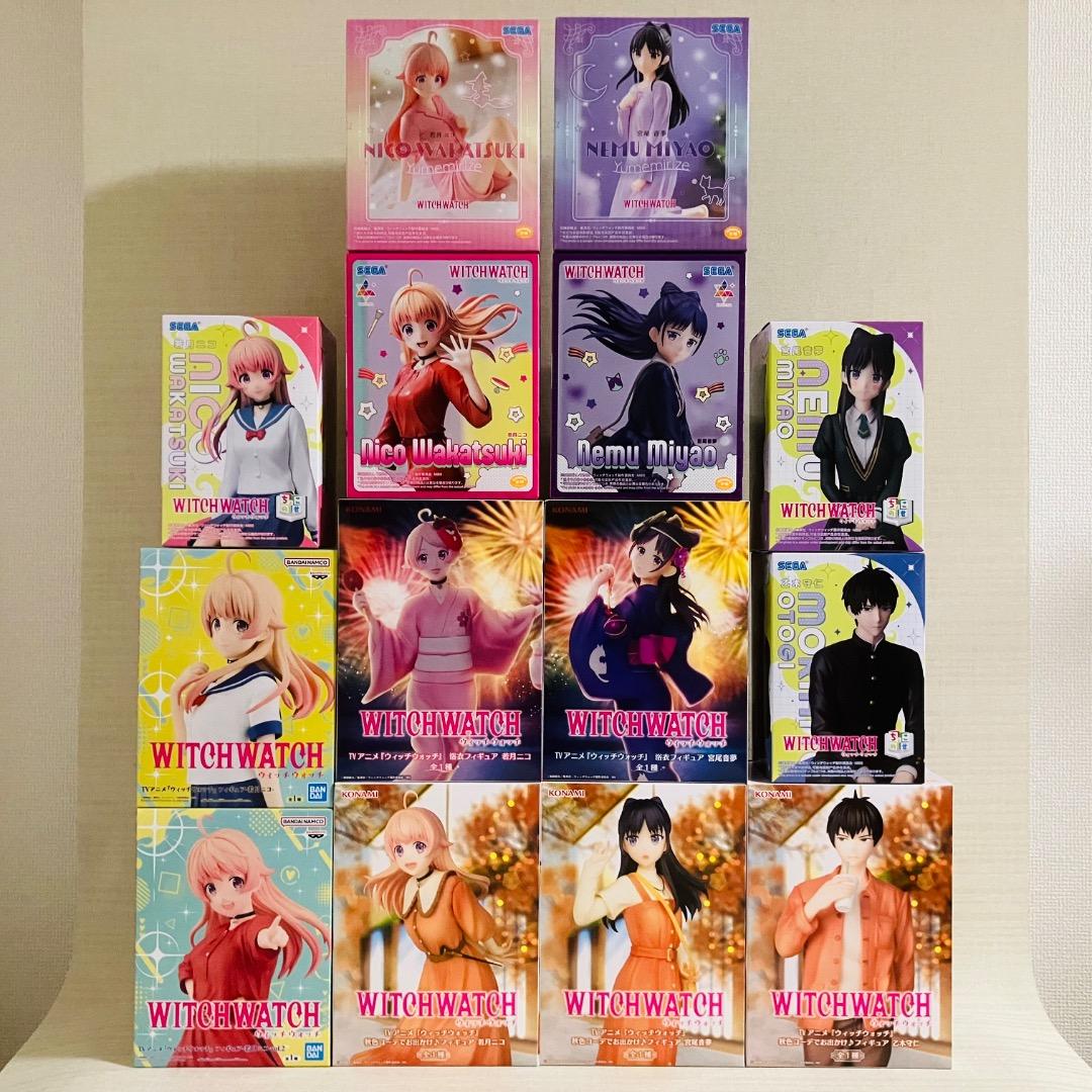 ウィッチウォッチ　プライズフィギュア　12点セット