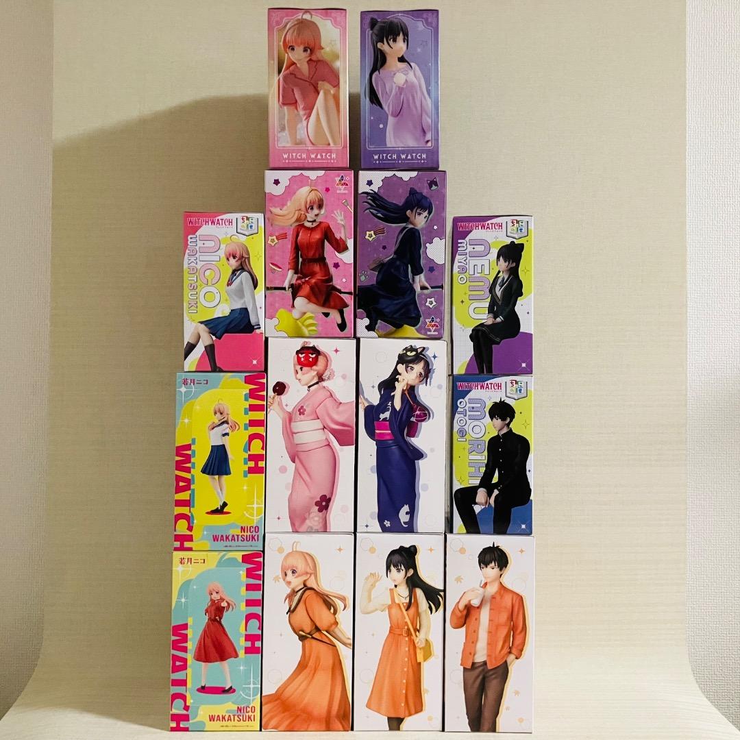 ウィッチウォッチ　プライズフィギュア　12点セット
